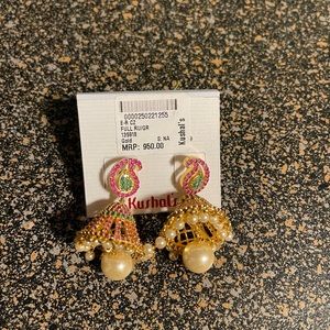 Earrings from India - Gold
